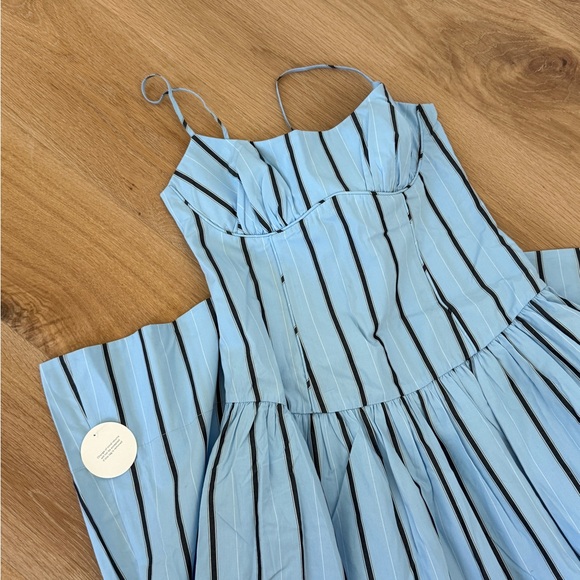 Shona Joy Saxon stripe dress - Picture 3 of 3